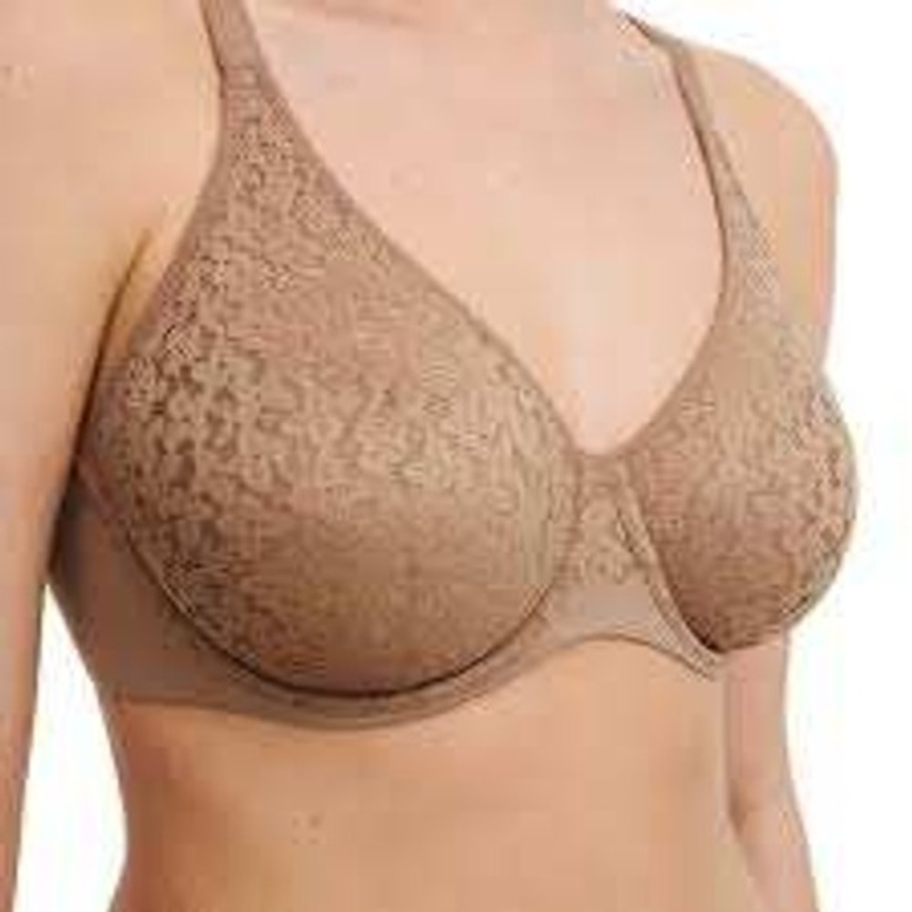 Chantelle 38DD Norah Comfort Underwire Cafe Latte Seamless Tagless Classic